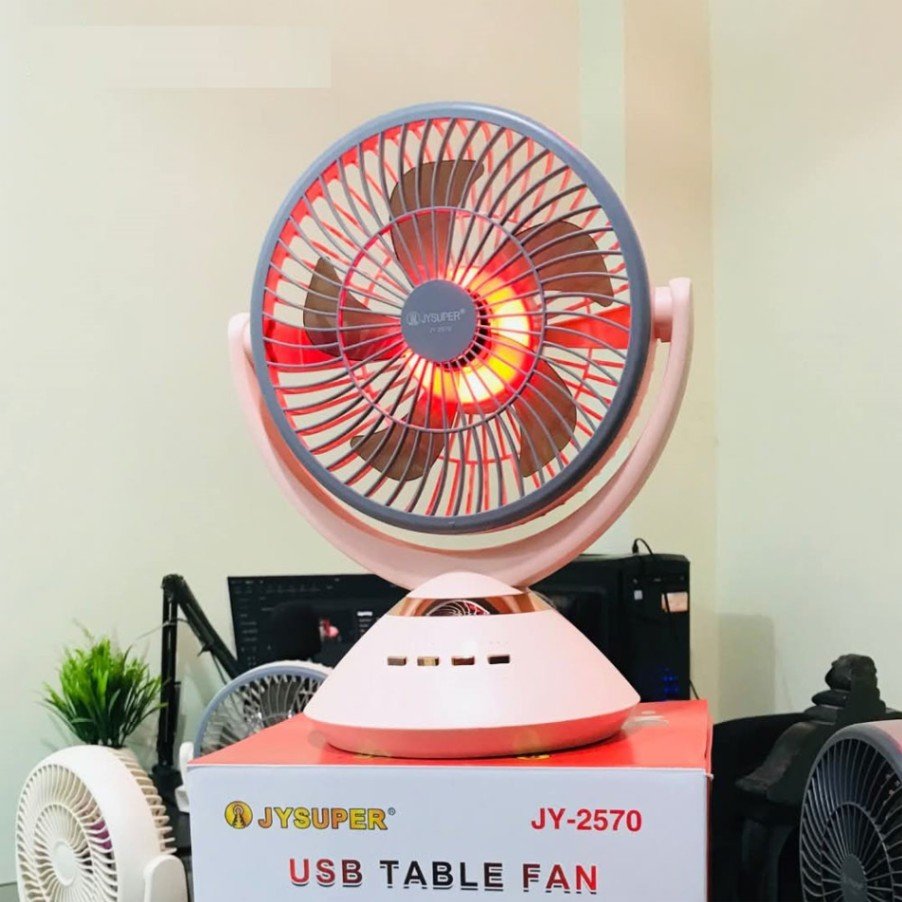  JYSUPER JY-2570 | জনপ্রিয় রিচার্জেবল ফ্যান | Price In Bangladesh